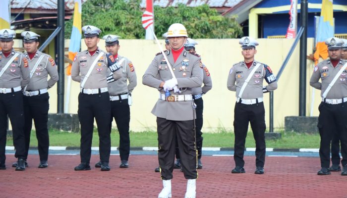 Polres Aceh Jaya Gelar Upacara Hari Juang Polri, Ipda Zandi Erika Jadi Danup