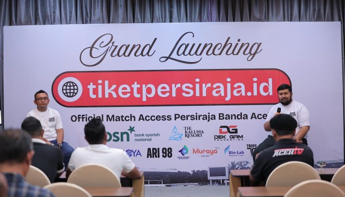 Persiraja Launching Tiketpersiraja.id, Tiket Online Musim Ini Tidak Perlu Tukar Gelang Lagi