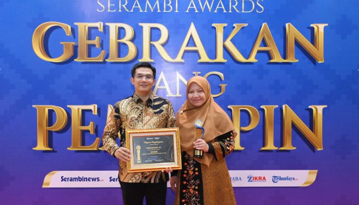 Irwansyah ST Dianugerahi Serambi Award 2026 sebagai Legislator Paling Responsif terhadap Isu Kota