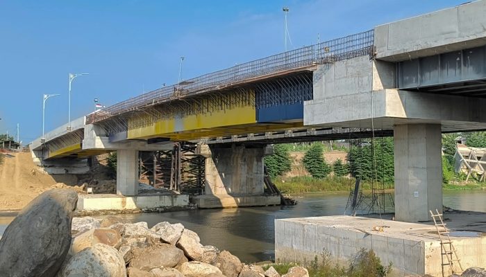 Progres Jembatan Kuta Blang Capai 92,8 Persen, Safrizal Apresiasi Percepatan Pembangunan