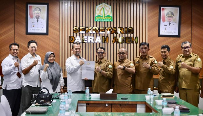 Plt Sekda Aceh Ikuti Entry Meeting Bersama BPK RI