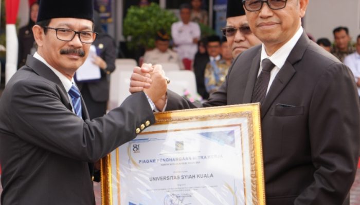 USK Raih Penghargaan Penggerak Riset dan Peningkatan Kekayaan Intelektual dari Kemenkum Aceh