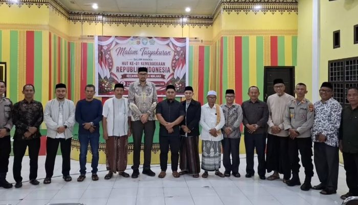 Malam Tasyakuran HUT ke-81 RI di Kuta Malaka Jadi Momentum Perkuat Persatuan dan Silaturahmi