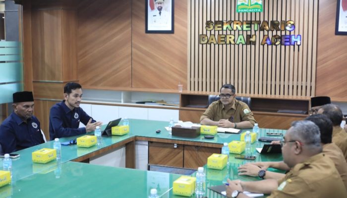Plt. Sekda Aceh Terima Audiensi Komisioner KPIA, Perkuat Kolaborasi Pengawasan Penyiaran