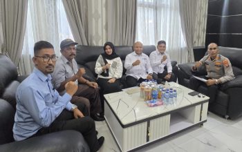 Kapolres Aceh Besar Sambut Audiensi SMSI, Perkuat Sinergi Jaga Kamtibmas