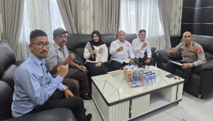 Kapolres Aceh Besar Sambut Audiensi SMSI, Perkuat Sinergi Jaga Kamtibmas