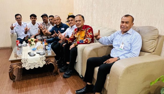 SMSI Aceh Besar Bangun Kolaborasi dengan Bank Aceh Syariah Jantho