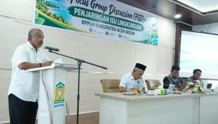 DLH Aceh Besar Gelar FGD Penjaringan Isu Lingkungan untuk Penyusunan RPPLH