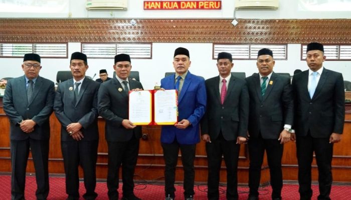 Bupati dan DPRK Aceh Besar Sepakati Perubahan KUA -PPAS APBK-P 2026