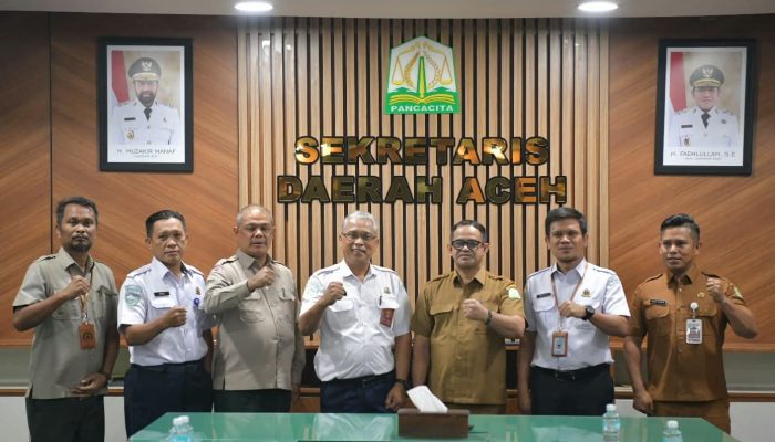 Plt. Sekda Aceh Perkuat Sinergi dengan BMKG untuk Kesiapsiagaan Bencana