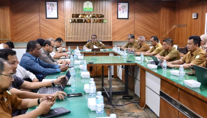 Plt Sekda Aceh Terima Audiensi Terkait Pengembangan KEK Arun