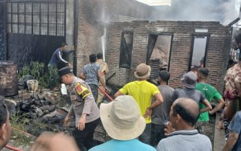 Toko Kelontong Terbakar di Lamtamot, Diduga Dipicu Korsleting Rice Cooker