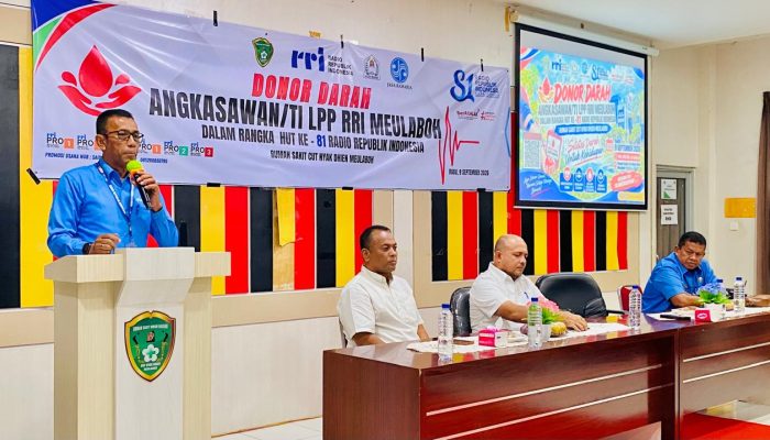 Hari Radio, RRI Meulaboh Gelar Donor Darah sebagai bentuk Kepedulian Sesama