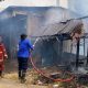 Kebakaran Kios dan Ruko di Lambaro, Dua Bangunan Kayu Ludes Terbakar
