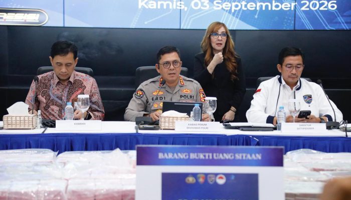 Bareskrim Polri Ungkap Tiga Kasus Judi Online, Sita dan Bekukan Dana Puluhan Miliar