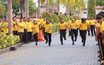Kapolda Aceh Inisiasi Lomba Lari Antar-Satker, Olahraga Jumat Makin Semarak