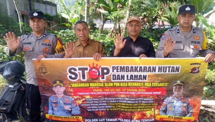 Polres Aceh Tengah Gencarkan Sosialisasi dan Pencegahan Karhutla