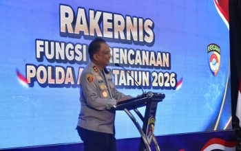 Buka Rakernis Fungsi Perencanaan, Kapolda Aceh Tekankan Program dan Anggaran Tepat Sasaran