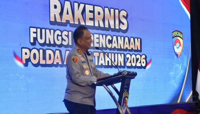 Buka Rakernis Fungsi Perencanaan, Kapolda Aceh Tekankan Program dan Anggaran Tepat Sasaran
