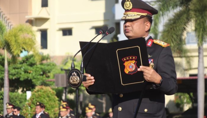 Irjen Pol Ruddi Setiawan Pimpin Upacara Hari Kesaktian Pancasila di Polda Aceh