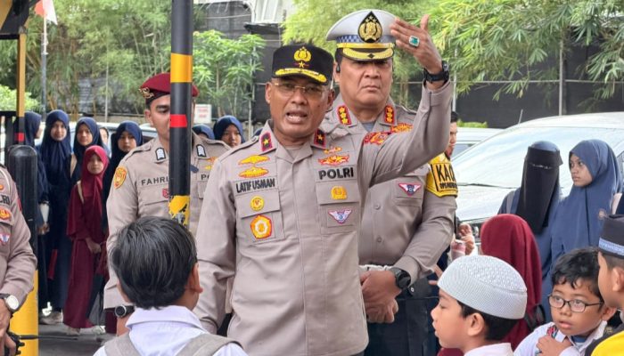 Wakapolda Aceh Ajak Siswa Al-Wildan Islamic School Tumbuhkan Kesadaran Tertib Berlalu Lintas Sejak Dini