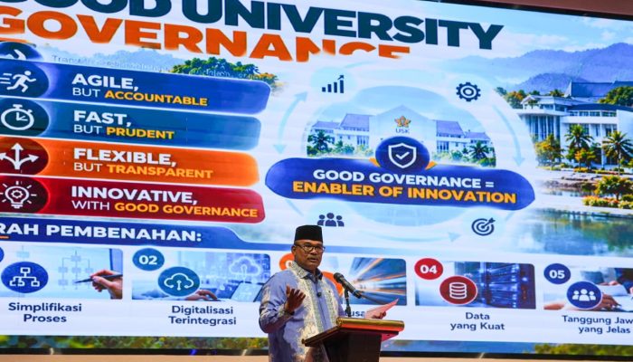 Buka Raker USK, Safrizal Tekankan Lima Tantangan Pengembangan Kampus