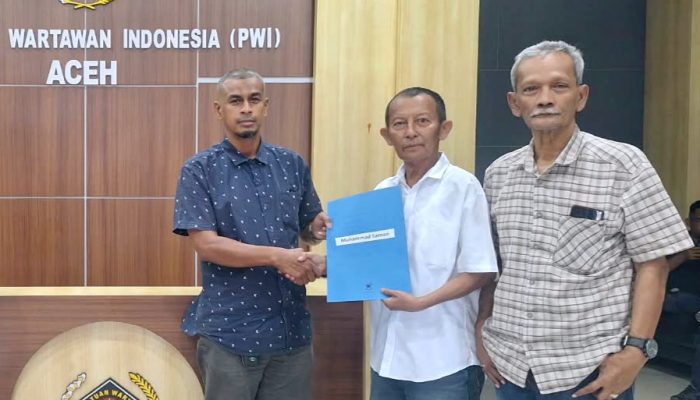 Muhammad Saman Daftar Bakal Calon Ketua PWI Aceh Periode 2026-2031