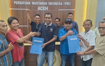 Hari Pertama Pendaftaran, Dua Calon Ketua dan Dua Calon DKP PWI Aceh Mendaftar