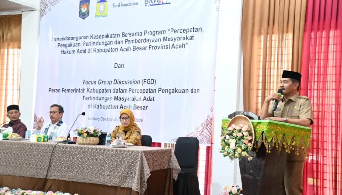 Wakil Bupati Aceh Besar Tegaskan Hak Masyarakat Adat Harus Mendapat Perlindungan