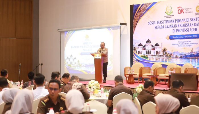 Irwasda Polda Aceh Ikuti Sosialisasi Tindak Pidana Sektor Jasa Keuangan