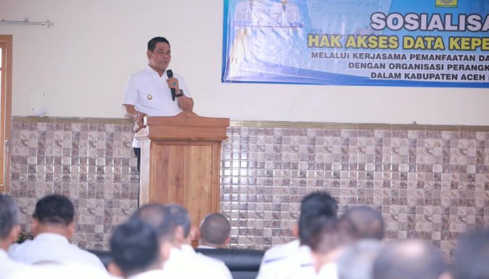 Pemkab Aceh Besar Sosialisasikan Hak Akses Data Kependudukan kepada OPD
