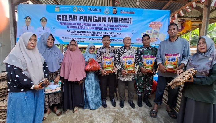 Gelar Pangan Murah di Kota Jantho, Pemkab Aceh Besar Perkuat Upaya Kendalikan Inflasi