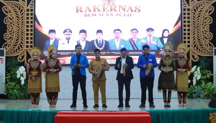 Pj Sekda Aceh Hadiri Pembukaan Rakernas XX BEM SI 2026, Mahasiswa Didorong Jadi Mitra Strategis Pembangunan