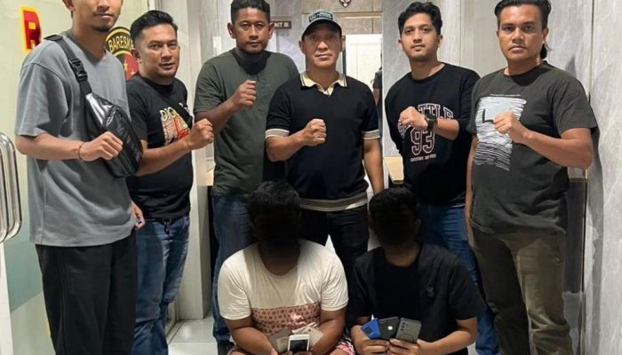 Viral di Media Sosial, Polisi Tangkap Terduga Pencuri HP dan Penadah di Banda Aceh