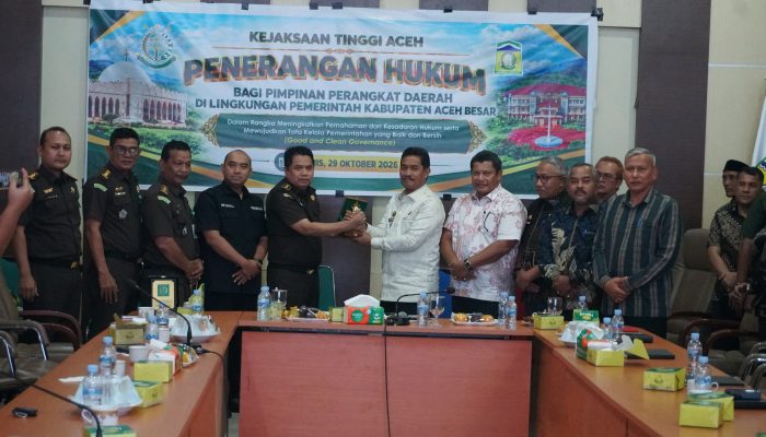 Wabup Syukri A Jalil Apresiasi Penerangan Hukum Kejati Aceh bagi Pejabat Aceh Besar