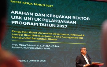 Raker USK 2027, Rektor Tekankan Tata Kelola dan Daya Saing Asia