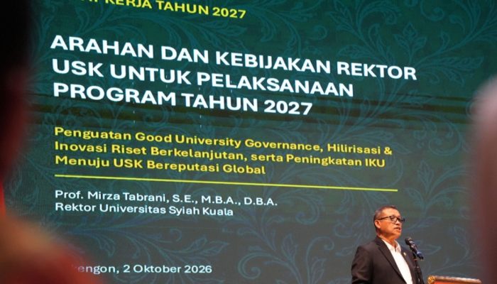Raker USK 2027, Rektor Tekankan Tata Kelola dan Daya Saing Asia
