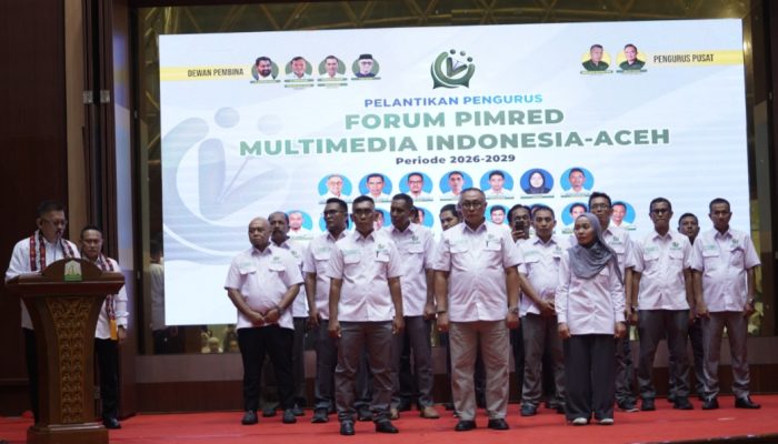 Resmi Dilantik, Forum Pimred Multimedia Indonesia-Aceh Siap Berkolaborasi