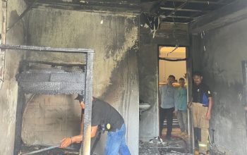 Kebakaran Asrama Putra Kampus Abulyatama, Bangunan Rusak Berat, Barang Mahasiswa Hangus