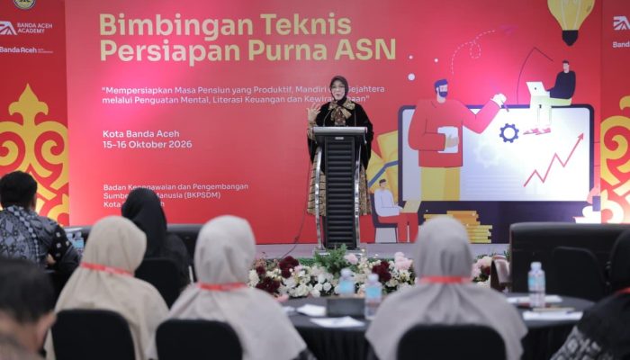 Bekali 65 ASN Jelang Pensiun, Illiza Tekankan Pentingnya Kemandirian Finansial dan Produktivitas