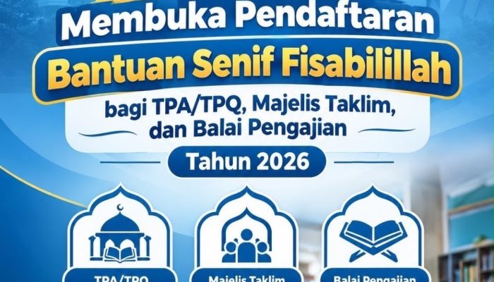 Baitul Mal Banda Aceh Buka Bantuan Fisabilillah untuk Guru TPA/TPQ, Majelis Taklim dan Balai Pengajian